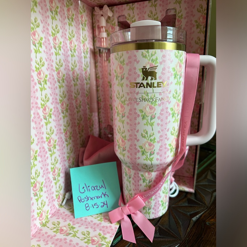 Love Shack Fancy Stanley 40oz Quencher Tumbler Heirloom